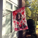 Boykin Spaniel My Valentine House Flag Boykin Spaniel My Valentine House Flag