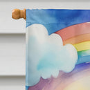 Bluetick Coonhound St Patrick's Day House Flag Bluetick Coonhound St Patrick's Day House Flag