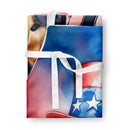 Bluetick Coonhound Patriotic American Apron β Artist-Designed Kitchen, BBQ & Craft Apron Bluetick Coonhound Patriotic American Apron β Artist-Designed Kitchen, BBQ & Craft Apron