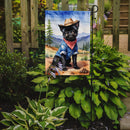 Affenpinscher Cowboy Welcome Garden Flag – Western Dog Yard Decor with Mountain Landscape Affenpinscher Cowboy Welcome Garden Flag – Western Dog Yard Decor with Mountain Landscape