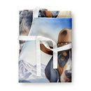 Bluetick Coonhound Cowboy Welcome Apron β Artist-Designed Kitchen, BBQ & Craft Apron Bluetick Coonhound Cowboy Welcome Apron β Artist-Designed Kitchen, BBQ & Craft Apron