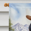 Bluetick Coonhound Cowboy Welcome House Flag Bluetick Coonhound Cowboy Welcome House Flag
