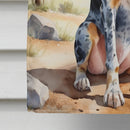 Bluetick Coonhound Cowboy Welcome House Flag Bluetick Coonhound Cowboy Welcome House Flag