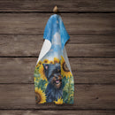 Affenpinscher in Sunflowers Kitchen Towel Affenpinscher in Sunflowers Kitchen Towel