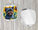 Affenpinscher in Sunflowers Compact Mirror β Stylish Purse Mirror with Artistic Covers Affenpinscher in Sunflowers Compact Mirror β Stylish Purse Mirror with Artistic Covers