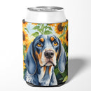 Bluetick Coonhound in Sunflowers Can or Bottle Hugger Bluetick Coonhound in Sunflowers Can or Bottle Hugger