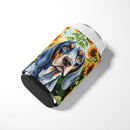 Bluetick Coonhound in Sunflowers Can or Bottle Hugger Bluetick Coonhound in Sunflowers Can or Bottle Hugger