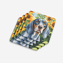 Bluetick Coonhound in Sunflowers Coasters - Set of 4 Lightweight Foam, Absorbent Drink Coasters Bluetick Coonhound in Sunflowers Coasters - Set of 4 Lightweight Foam, Absorbent Drink Coasters