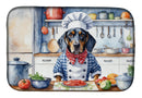 Bluetick Coonhound The Chef Dish Drying Mat Bluetick Coonhound The Chef Dish Drying Mat