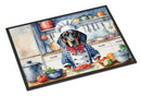 Bluetick Coonhound The Chef Doormat-24x36 Indoor / Outdoor Rug | Made in USA Bluetick Coonhound The Chef Doormat-24x36 Indoor / Outdoor Rug | Made in USA