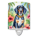 Bluetick Coonhound Luau Ceramic Night Light Bluetick Coonhound Luau Ceramic Night Light