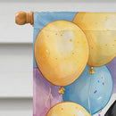 Bluetick Coonhound Happy Birthday House Flag Bluetick Coonhound Happy Birthday House Flag