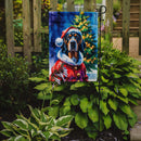 Bluetick Coonhound Christmas Garden Flag Bluetick Coonhound Christmas Garden Flag