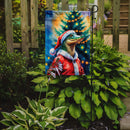 Alligator Christmas Garden Flag Alligator Christmas Garden Flag