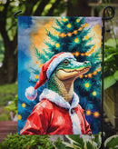 Alligator Christmas Garden Flag Alligator Christmas Garden Flag