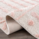 Darva Pink Plush Area Carpet Darva Pink Plush Area Carpet