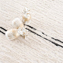 Riad Black Striped White Rug with Tassels Riad Black Striped White Rug with Tassels