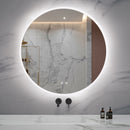 Zeek 36" Round Backlit LED Lighted Bathroom Wall Mirror Circular Acrylic Edge MARD36 Zeek 36" Round Backlit LED Lighted Bathroom Wall Mirror Circular Acrylic Edge MARD36