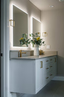 Zeek 36"x36" Backlit LED Square Bathroom Wall Mirror MA3636 Zeek 36"x36" Backlit LED Square Bathroom Wall Mirror MA3636