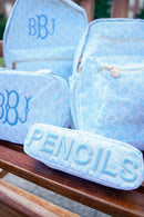 Blue Toile Backpack Blue Toile Backpack