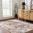 Bindi Blue & Rose Area Rug - Clearance Bindi Blue & Rose Area Rug - Clearance