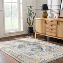 Brend Blue Medallion Area Rug - Clearance Brend Blue Medallion Area Rug - Clearance