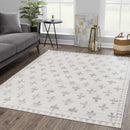 Tigris Swiss Cross Ivory&Gray Area Rug Tigris Swiss Cross Ivory&Gray Area Rug
