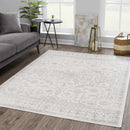 Tigried Ivory & Gray 2323 Area Rug - Clearance Tigried Ivory & Gray 2323 Area Rug - Clearance