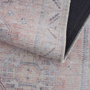 Morcott Peach Washable Area Rug Morcott Peach Washable Area Rug