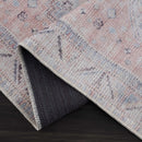 Morcott Peach Washable Area Rug Morcott Peach Washable Area Rug