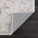 Cream Rust Leeston Washable Rug - Clearance Cream Rust Leeston Washable Rug - Clearance