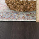 Cream Rust Leeston Washable Rug - Clearance Cream Rust Leeston Washable Rug - Clearance