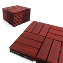 Clay Checkered Wood Deck Tiles Clay Checkered Wood Deck Tiles