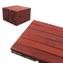 Clay Straight Wood Deck Tiles Clay Straight Wood Deck Tiles