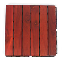 Clay Straight Wood Deck Tiles Clay Straight Wood Deck Tiles