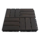 Ebony Checkered Wood Deck Tiles Ebony Checkered Wood Deck Tiles