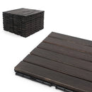 Ebony Straight Wood Deck Tiles Ebony Straight Wood Deck Tiles