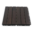 Ebony Straight Wood Deck Tiles Ebony Straight Wood Deck Tiles