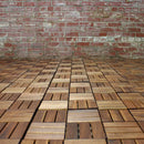 Oiled Acacia Checkered Deck Tiles Oiled Acacia Checkered Deck Tiles