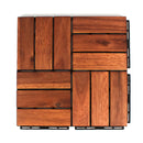 Oiled Acacia Checkered Deck Tiles Oiled Acacia Checkered Deck Tiles