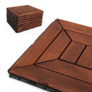 Oiled Acacia Diamond Deck Tiles Oiled Acacia Diamond Deck Tiles