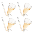 Champagne Shooter - Chug Flutes Guzzler Glasses Unique Gifts for Bachelorette Party Favors & White Elephant Gifts, Drinking Games, Self Standing - Prosecco & More Bong Style, Reusable Acrylic 4pk Champagne Shooter - Chug Flutes Guzzler Glasses Unique Gifts for Bachelorette Party Favors & White Elephant Gifts, Drinking Games, Self Standing - Prosecco & More Bong Style, Reusable Acrylic 4pk