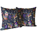"Dance of the Dead" Throw Pillow "Dance of the Dead" Throw Pillow