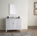 Danny 42" Bathroom Vanity White Danny 42" Bathroom Vanity White