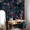 Dark Background Pink Flower Wallpaper - Moody Wallpaper Dark Background Pink Flower Wallpaper - Moody Wallpaper