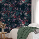 Dark Background Pink Flower Wallpaper - Moody Wallpaper Dark Background Pink Flower Wallpaper - Moody Wallpaper