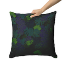 "Dark Monstera" Throw Pillow "Dark Monstera" Throw Pillow