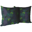 "Dark Monstera" Throw Pillow "Dark Monstera" Throw Pillow