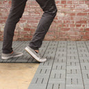 Modern Grey Checkered Deck Tiles Modern Grey Checkered Deck Tiles