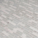 MSI Delano Blanco Glass Stone Mosaic Tile 11.87"x11.87" MSI Delano Blanco Glass Stone Mosaic Tile 11.87"x11.87"